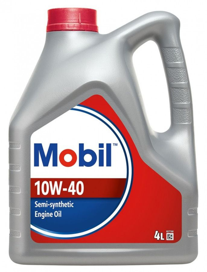 Масло моторное Mobil 10W40 полусинтетическое 4л