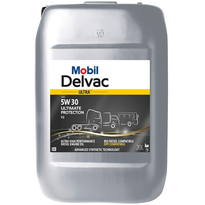 Масло моторное Mobil Delvac Ultra Ultimate Protection V2 5W-30 синтетическое 20 л