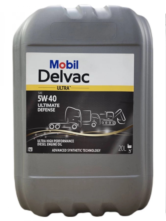 Моторное масло MOBIL Delvac Ultra 5W-40 Ultimate Defense, синтетическое 20л