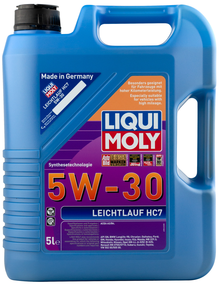 Моторное масло Liqui Moly Leichtlauf HC 7 5W30 hc-синтетическое 5л