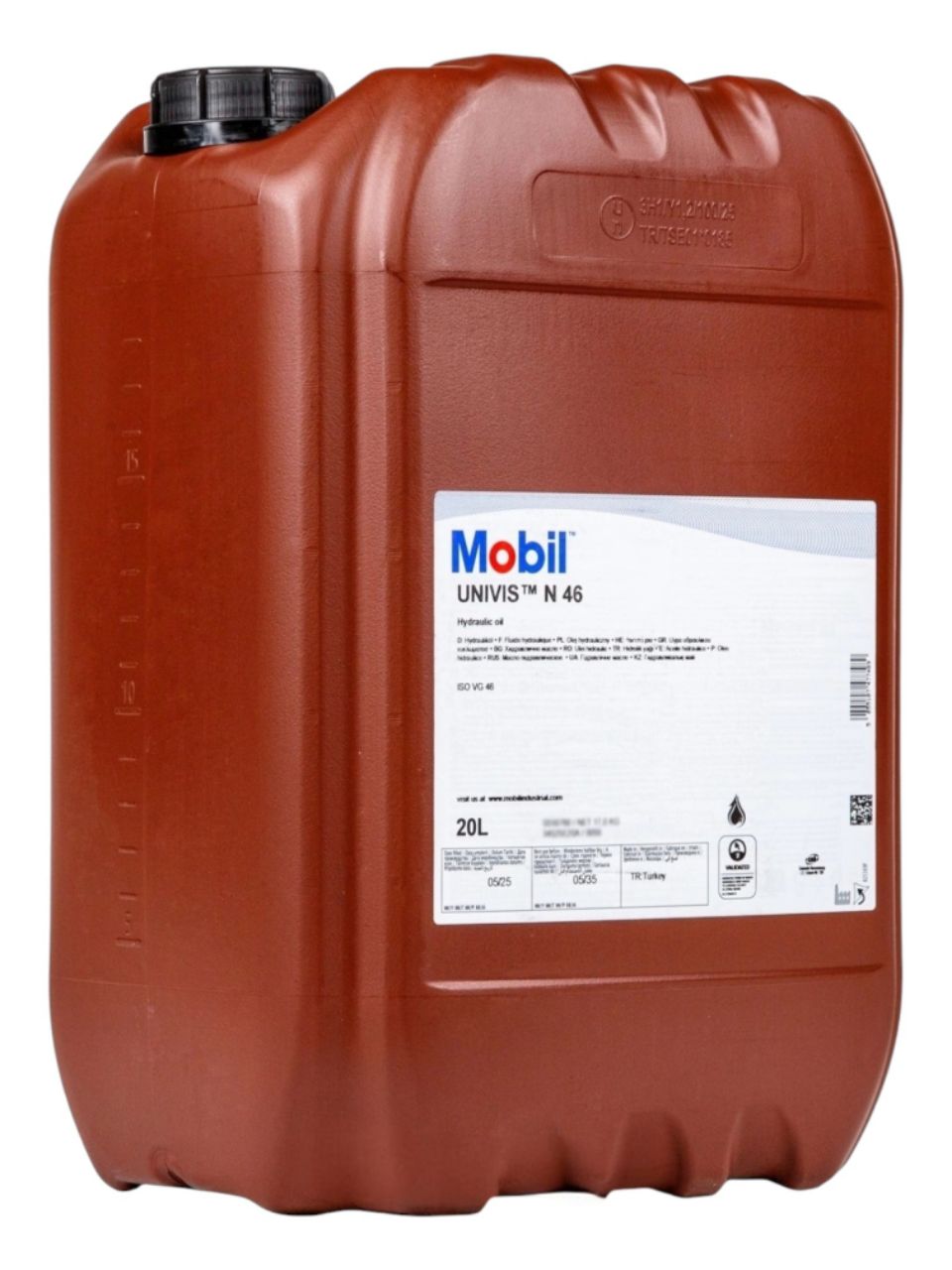 Гидравлическое масло Mobil Univis N46 минеральное 20л