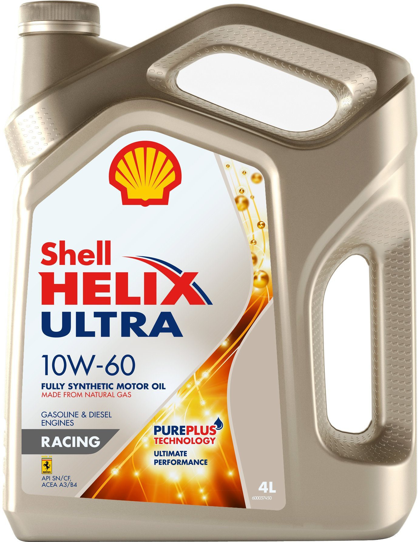 Shell Helix Ultra Racing 10W60 Синтетическое моторное масло 4л+1л