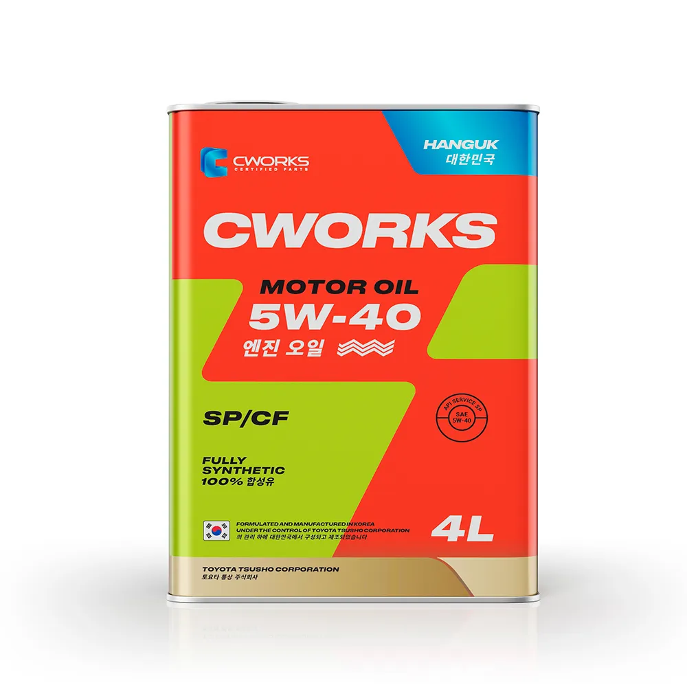 Масло моторное CWORKS HANGUK MOTOR OIL SP/CF 5W-40 синтетическое 4л