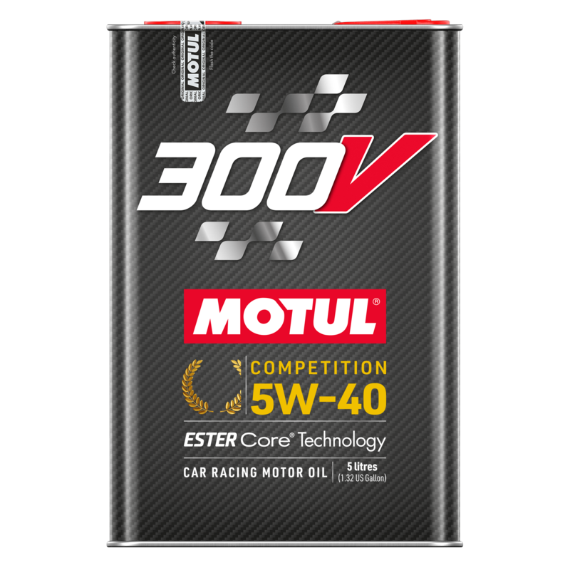 Масло моторное Motul 300V Competition 5W40 cинтетическое 5л