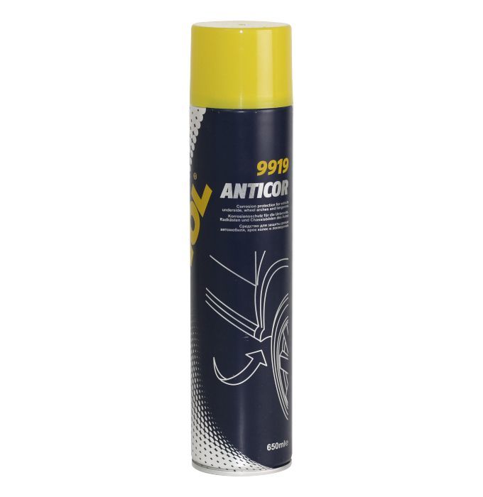 Mannol Anticor Spray - Антикор для обработки днища (черный)
