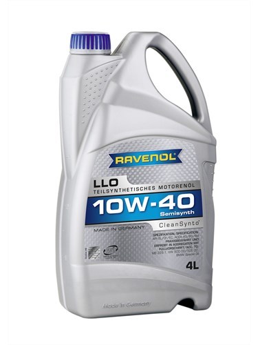 Масло моторное Ravenol LLO 10W40 полусинтетическое 4 л