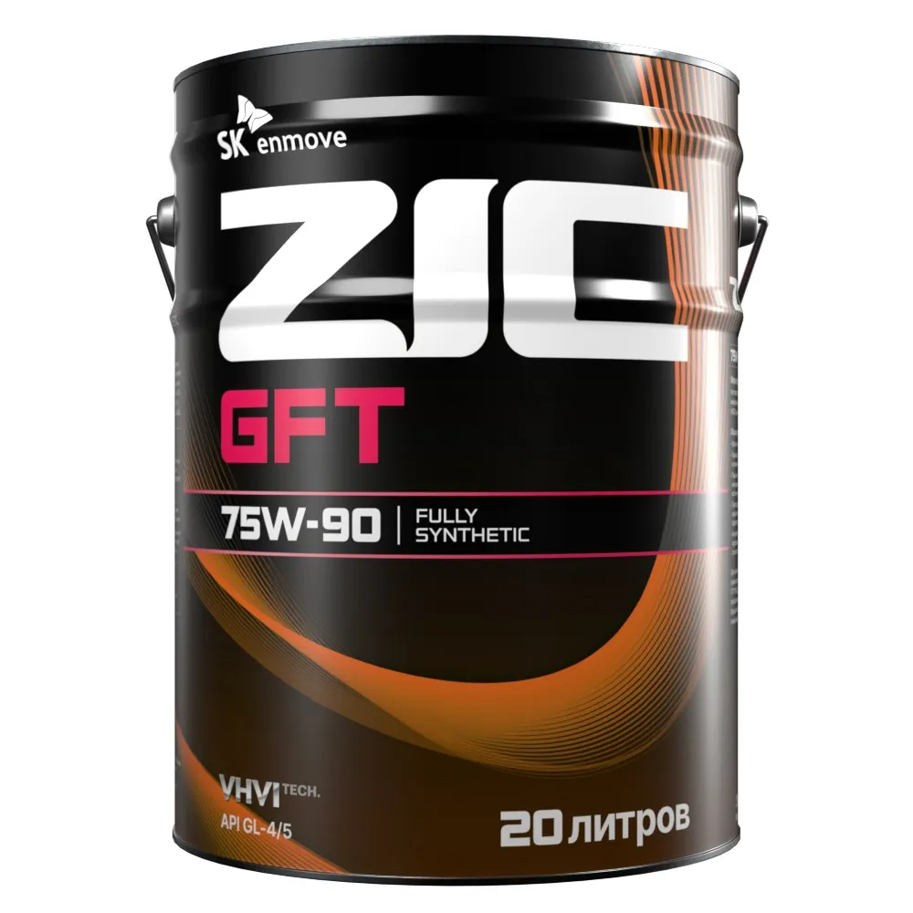 Трансмиссионное масло для МКПП ZIC GFT 75W90 синтетическое 20л