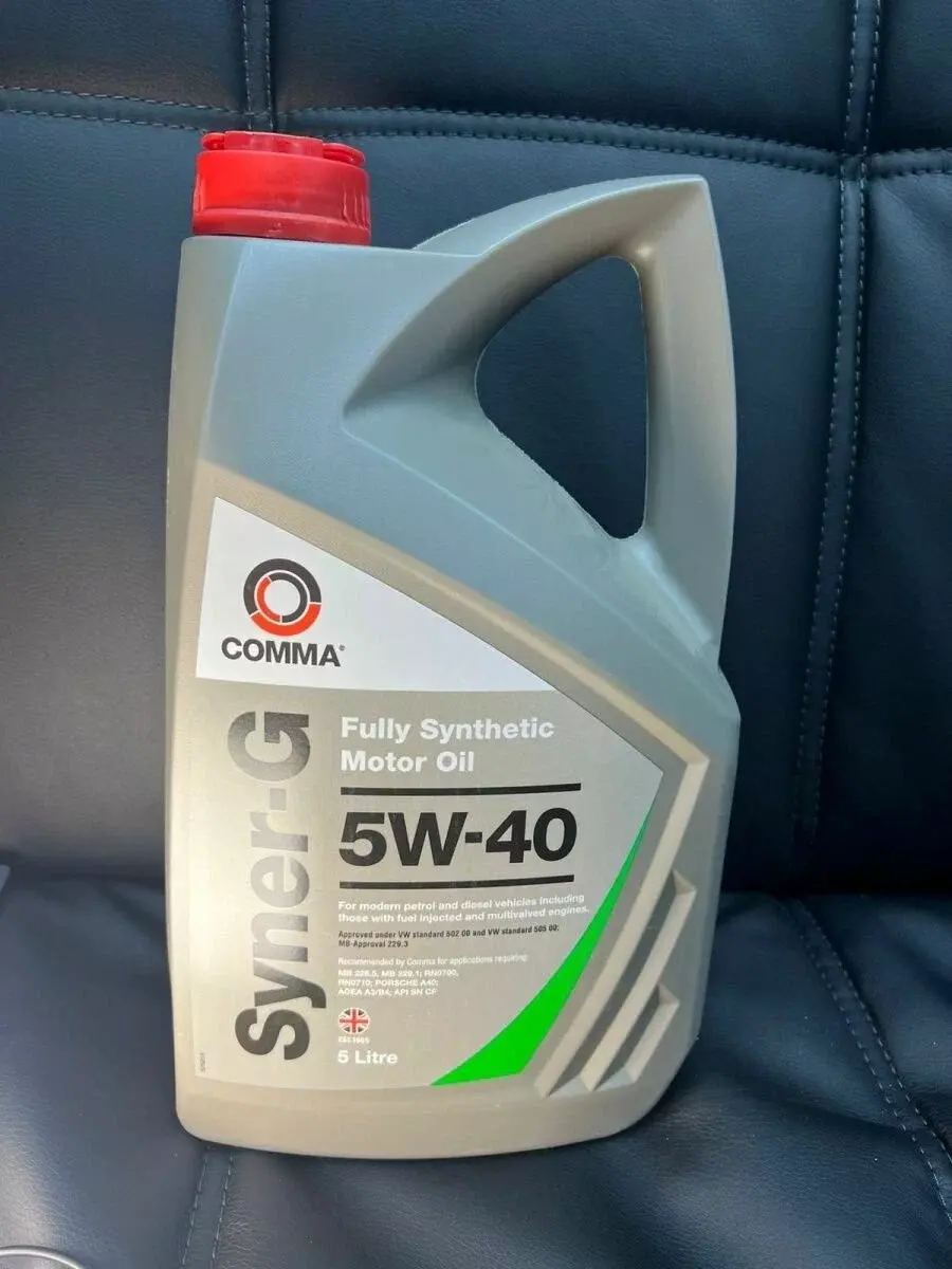 Синтетическое моторное масло Comma Syner-G 5W-40, 4 л, 3.6 кг