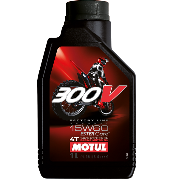Motul 300V 4T Off Road 15W60 Синтетическое моторное масло для мотоциклов