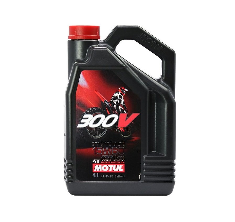 Motul 300V 4T Off Road 15W60 Синтетическое моторное масло для мотоциклов