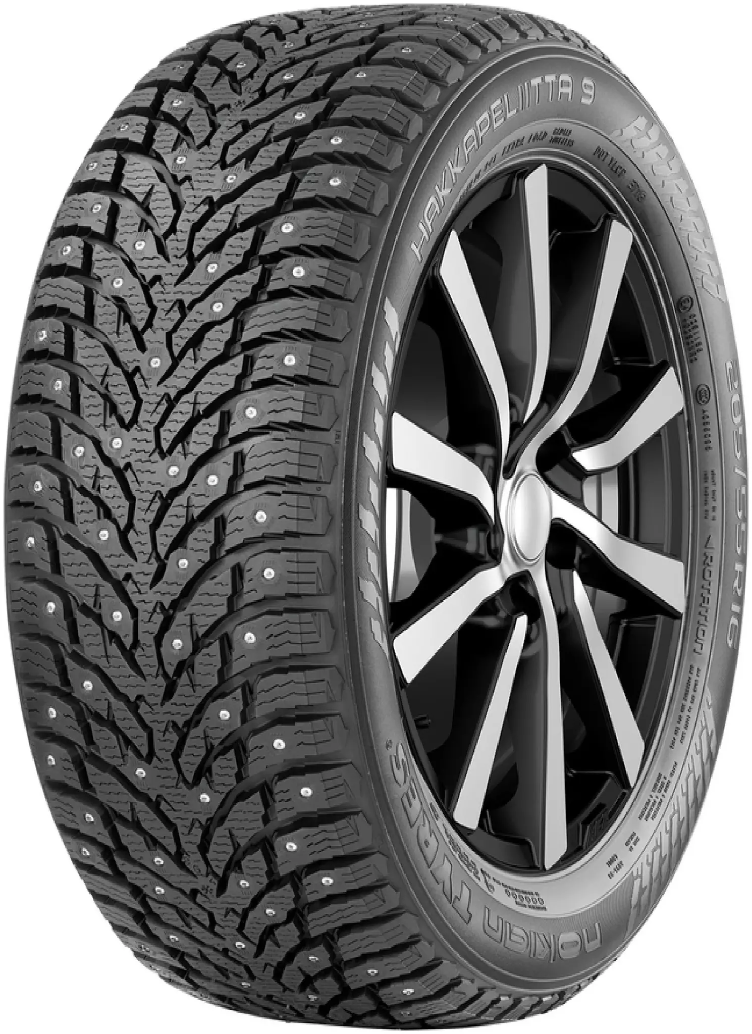 Шина Nokian Tyres Hakkapeliitta 9 98T XL R17 225/50 шипованная