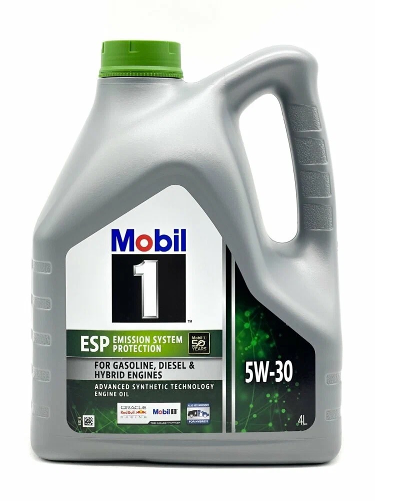 Моторное масло Mobil 1 ESP 5W30 SN, SP, синтетическое 5л