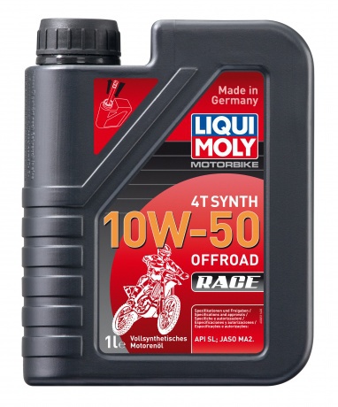 Моторное масло Liqui Moly Motorbike 4T Synth Offroad Race 10W50 синтетическое 1л