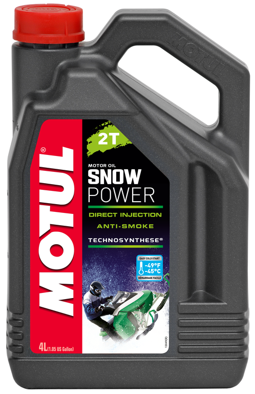 Motul Snowpower 2T - Полусинтетическое масло для снегоходов