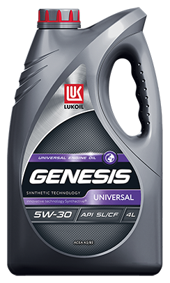 Лукойл Genesis Universal 5W30 полусинтетическое моторное масло