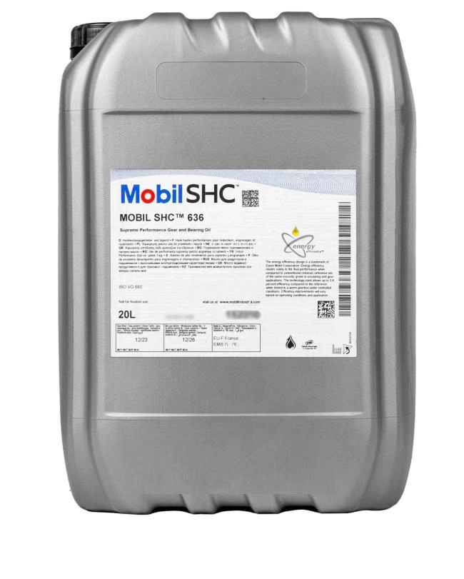 Циркуляционное масло Mobil SHC 636 синтетическое 20л