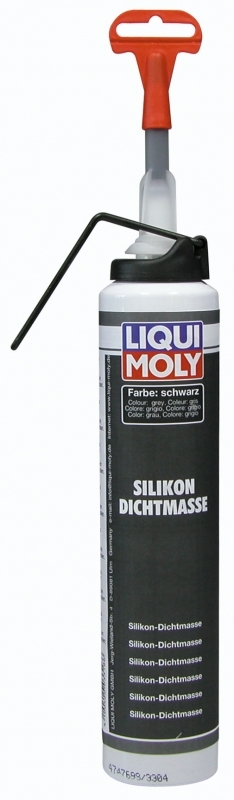 Силиконовый герметик Liqui Moly Silicon Dichtmasse schwarz  черный 200гр