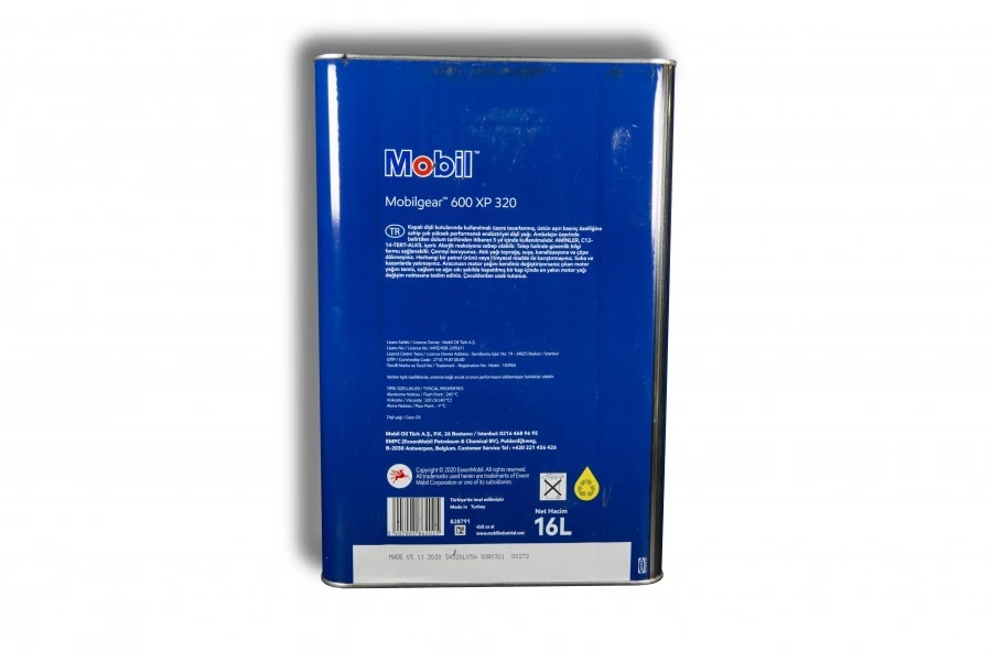 Редукторное масло Mobil Mobilgear 600 XP 320 16л