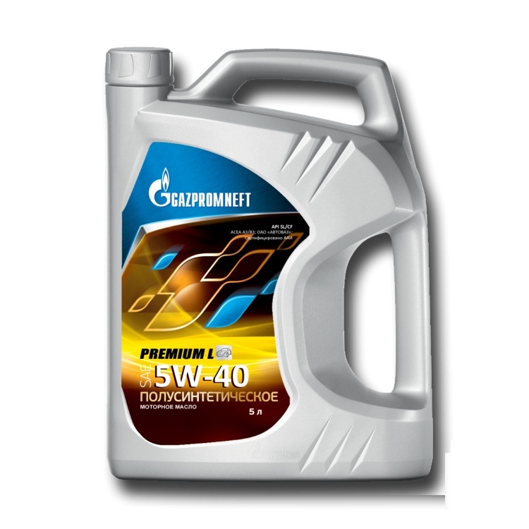 Gazpromneft Premium L 5W40 Полусинтетическое моторное масло 5л