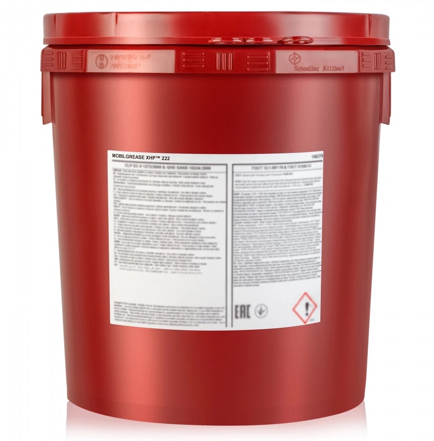 Пластичная смазка Mobil Mobilgrease XHP 222 многоцелевая 18 кг
