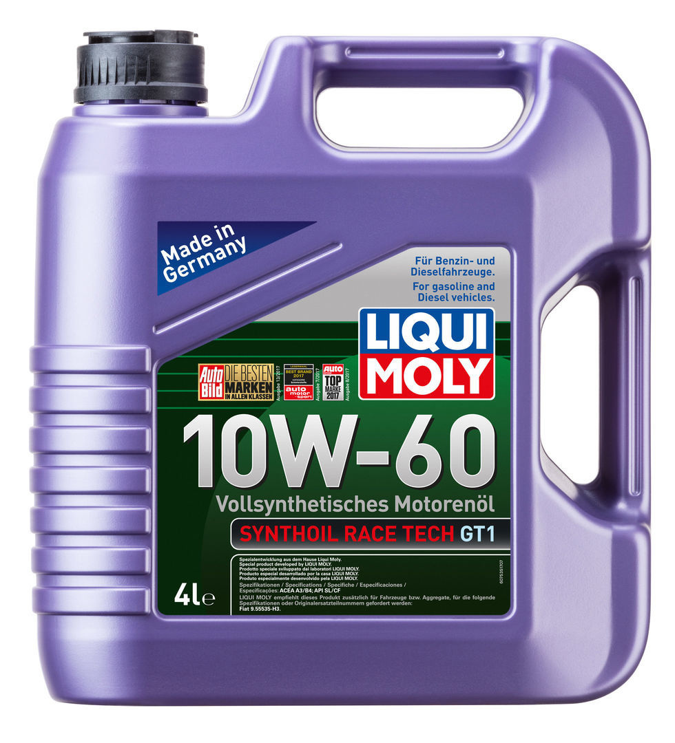 Liqui Moly Synthoil Race Tech GT1 10W60 Синтетическое моторное масло 5л