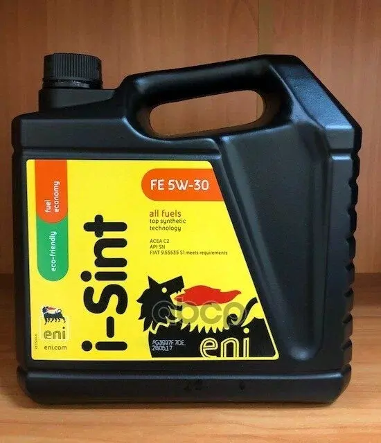 Синтетическое моторное масло Eni/Agip i-Sint FE 5W-30, 4 л