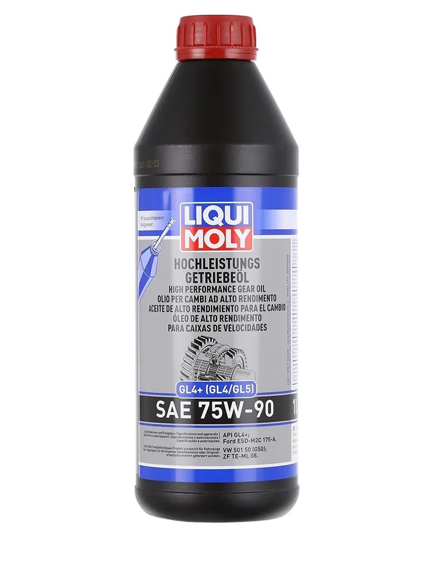 Масло трансмиссионное Liqui Moly Hochleistungs Getriebeoil 75W90 GL4+ синтетическое, 1л