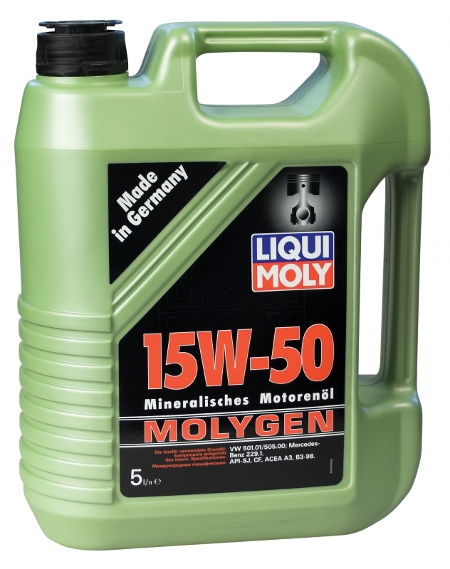 Liqui Moly Molygen 15W50 минеральное моторное масло 5.000