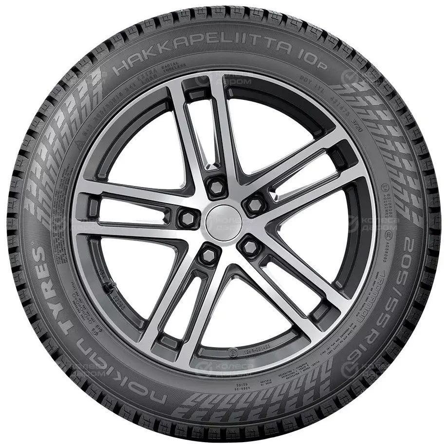 Шина Nokian Tyres Hakkapeliitta 10p 98T XL R19 245/40 шипованная