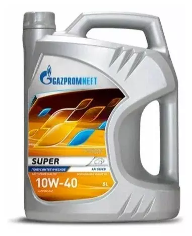 Синтетическое моторное масло Газпромнефть Super 10W-40, 5 л, 4.672 кг