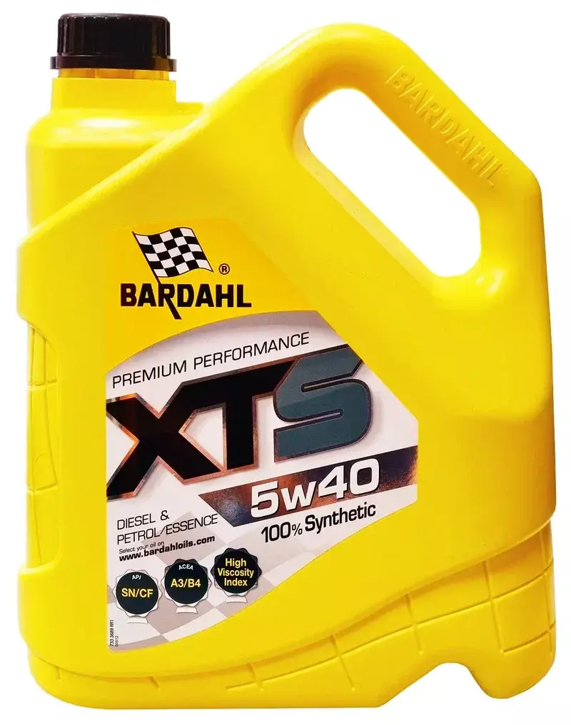 Синтетическое моторное масло Bardahl XTS 5W-40, 4 л, 4 кг