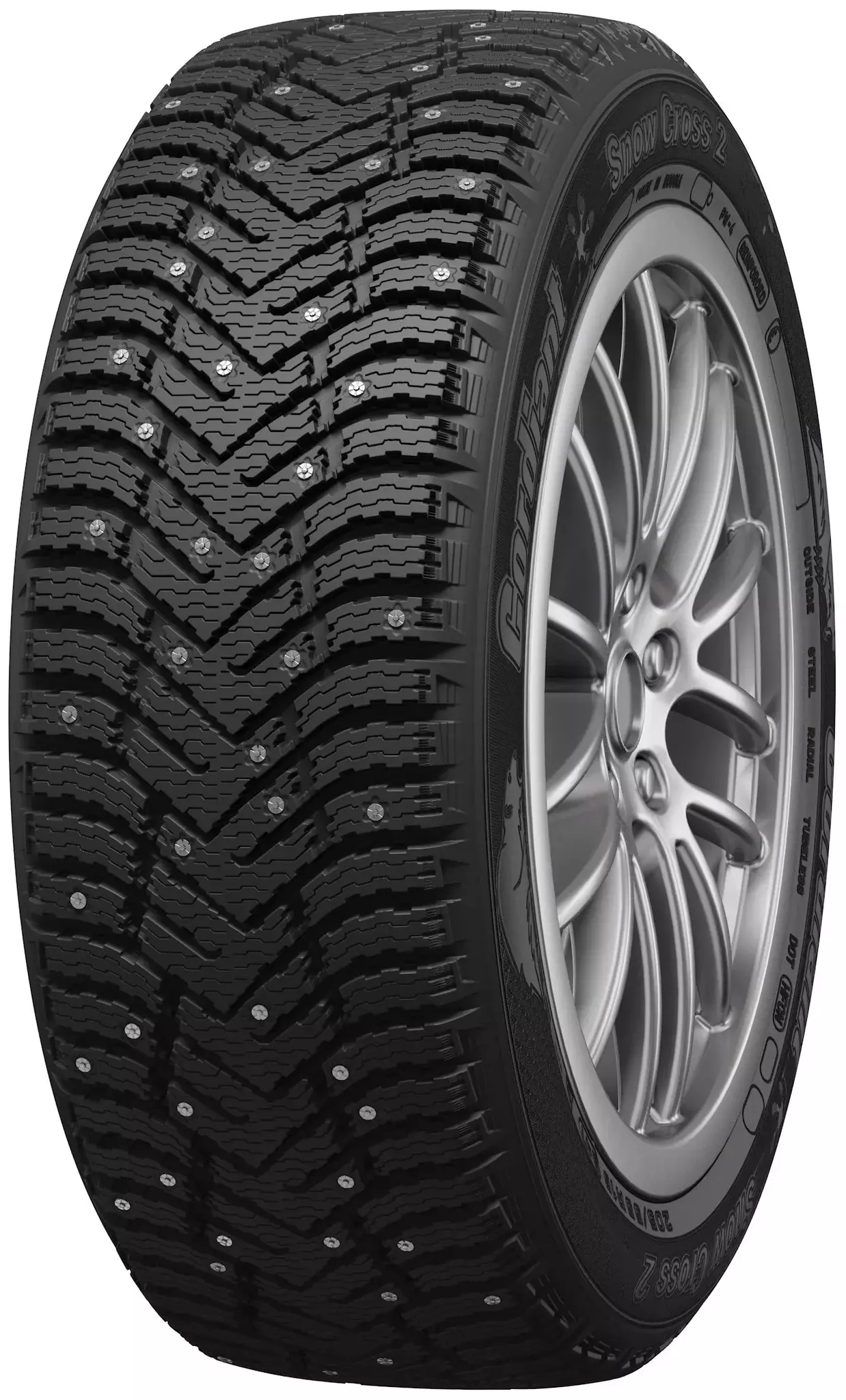 Шина Cordiant Snow Cross 2 PW-4 106T SUV R17 225/65 шипованная