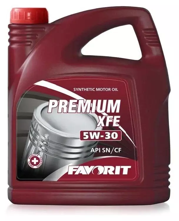 Синтетическое моторное масло Favorit Premium XFE 5W-30, 5 л, 4.5 кг