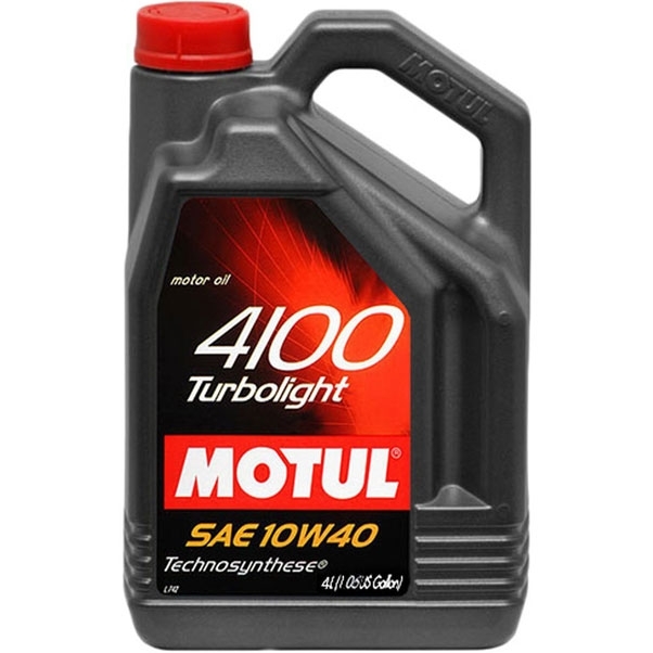 Motul 4100 Turbolight 10W40 A3/B4 Полусинтетическое моторное масло