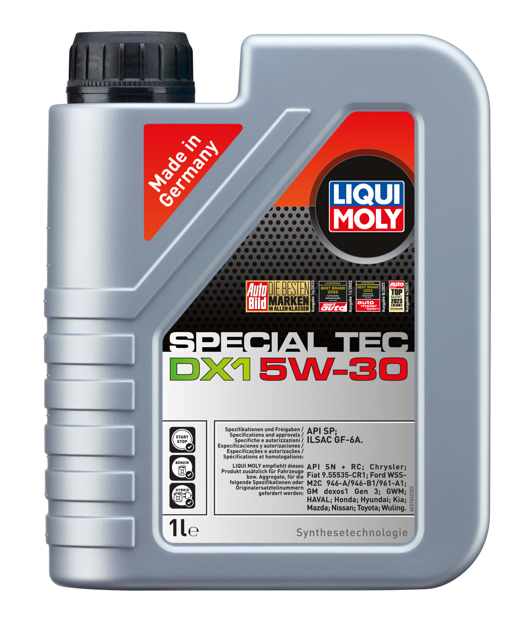 Моторное масло Liqui Moly Special Tec DX1 5W30 hc-синтетическое 1л