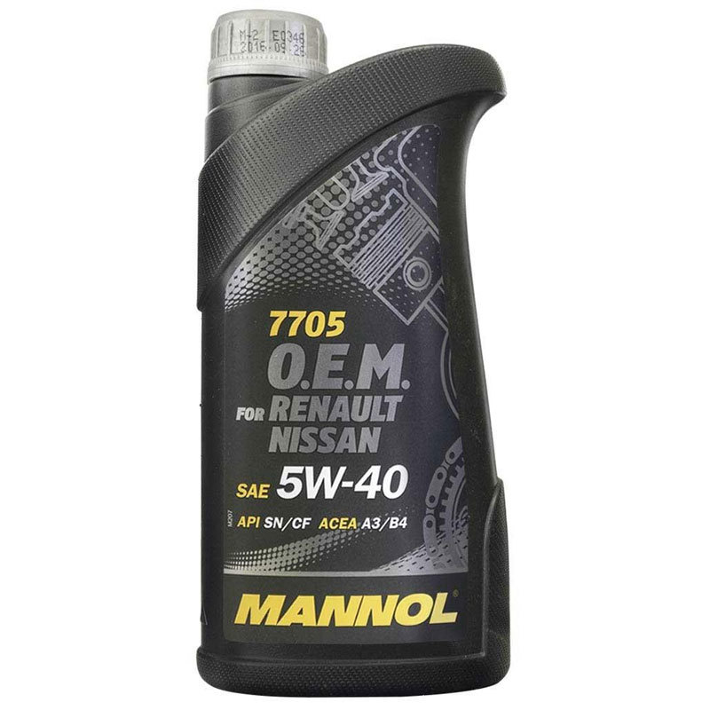 Mannol 7705  O.E.M. for Renault Nissan  5w40 синтетическое моторное масло  SN/CF;  A3/B4   1088