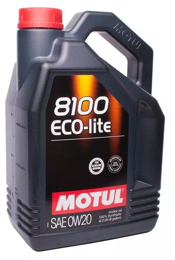 Синтетическое моторное масло Motul 8100 Eco-lite 0W20, 4 л