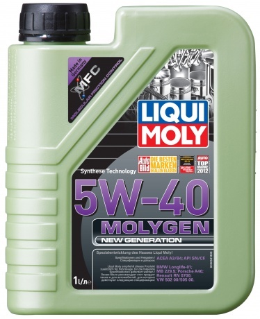 Liqui Moly Molygen New Generation 5W-40 НС-синтетическое моторное масло