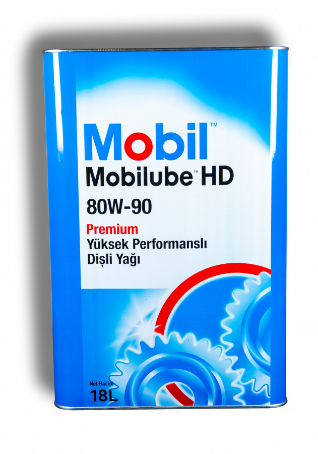 Масло трансмиссионное MOBIL Mobilube HD 80W-90 минеральное, 18 л