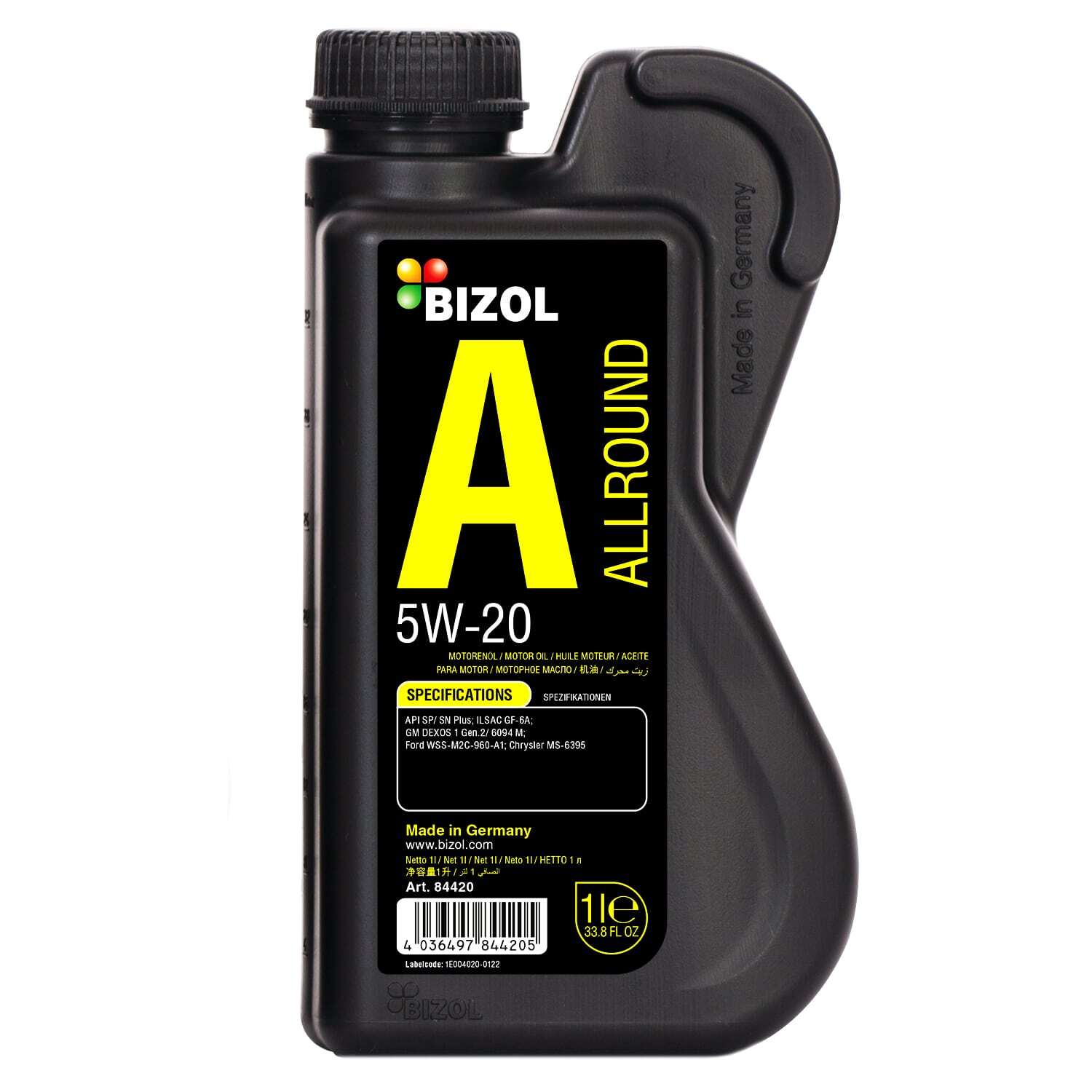 Синтетическое масло BIZOL НС Allround 5W-20