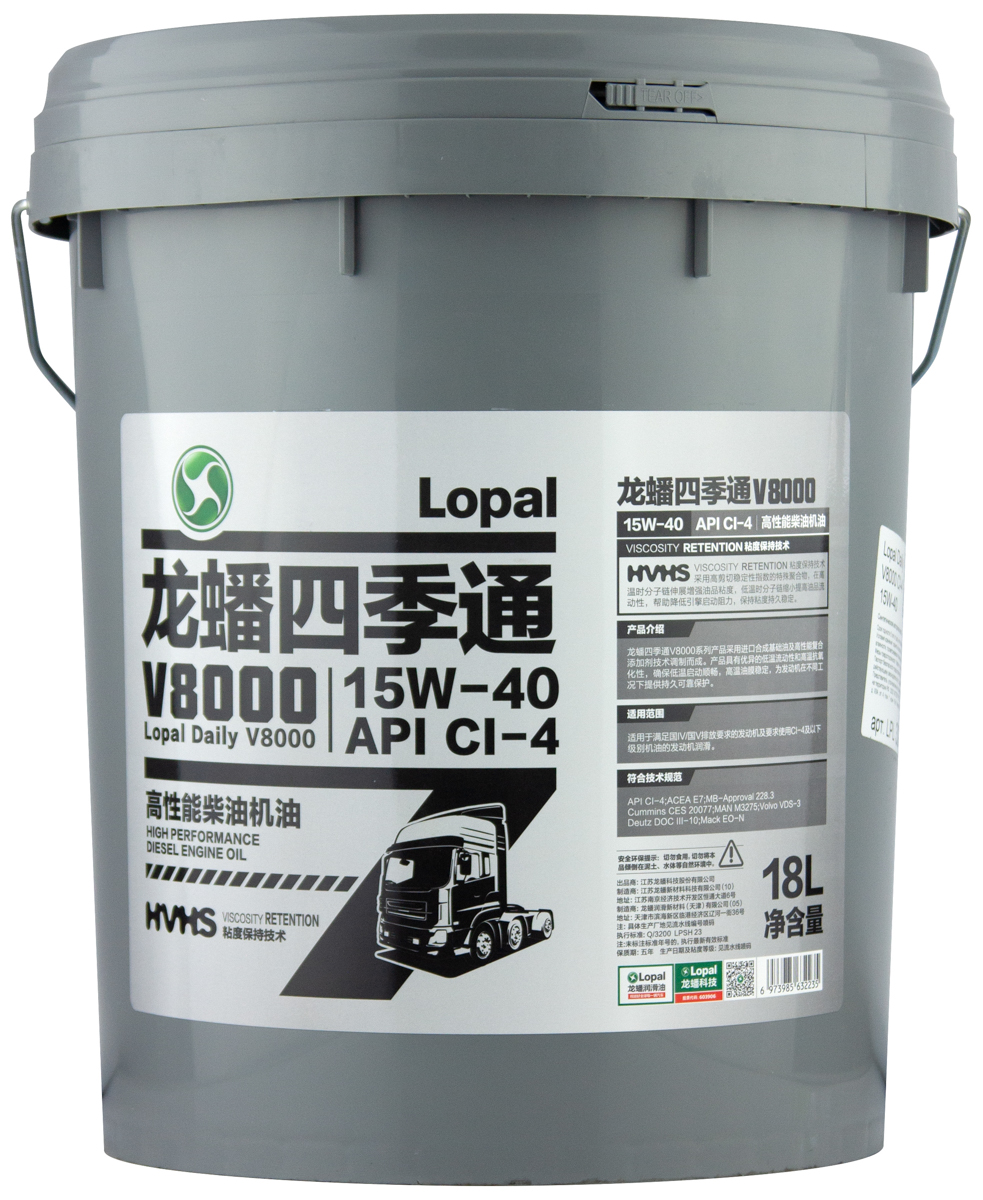 Моторное масло Lopal Daily V8000 CI-4 15W-40 минеральное 18л