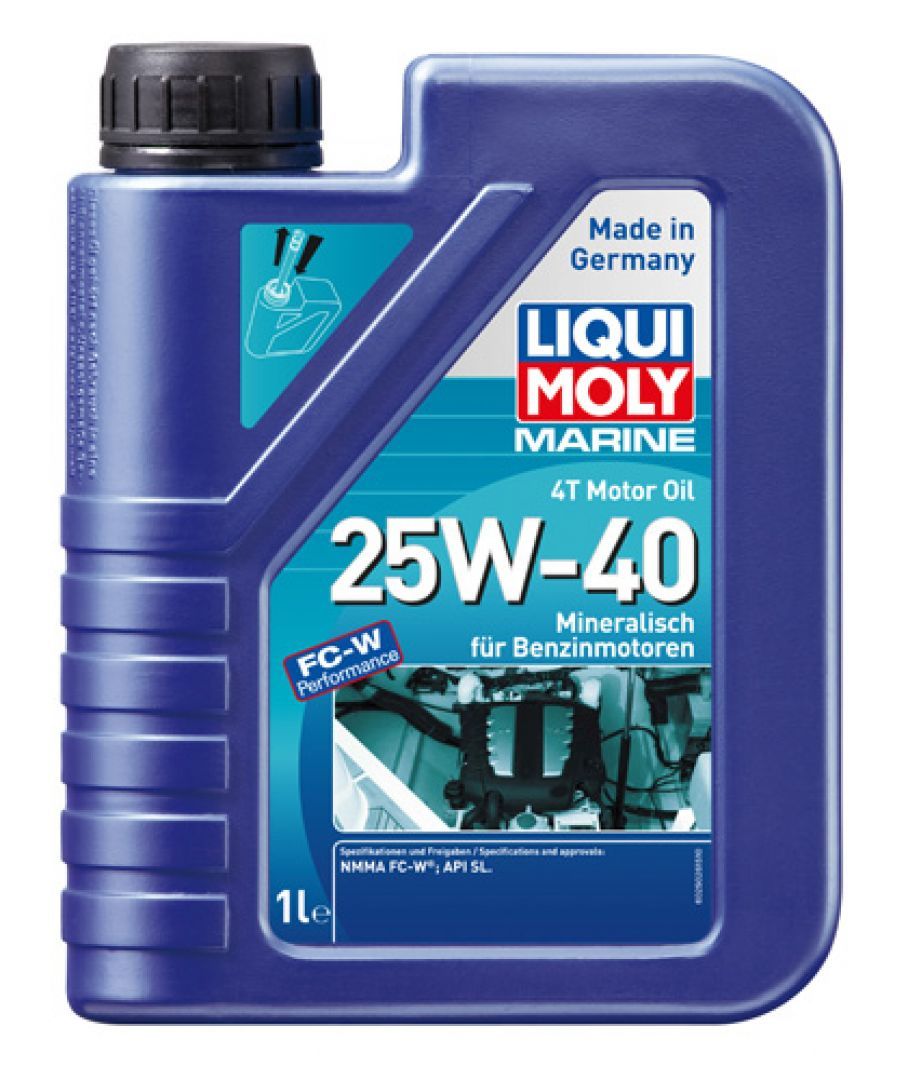 Liqui Moly Marine 4T Motor Oil 25W-40 - Минеральное моторное масло для лодок