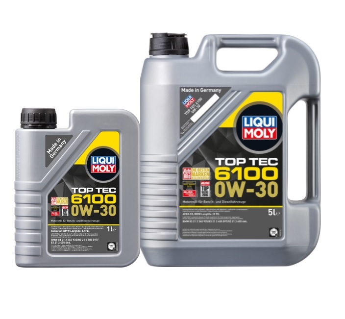 Liqui Moly Top Tec 6100 0W30 НС-синтетическое моторное масло 5+1