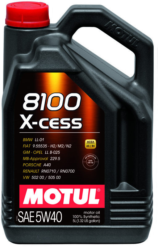 MOTUL 8100 X-cess 5W-40 Синтетическое моторное масло