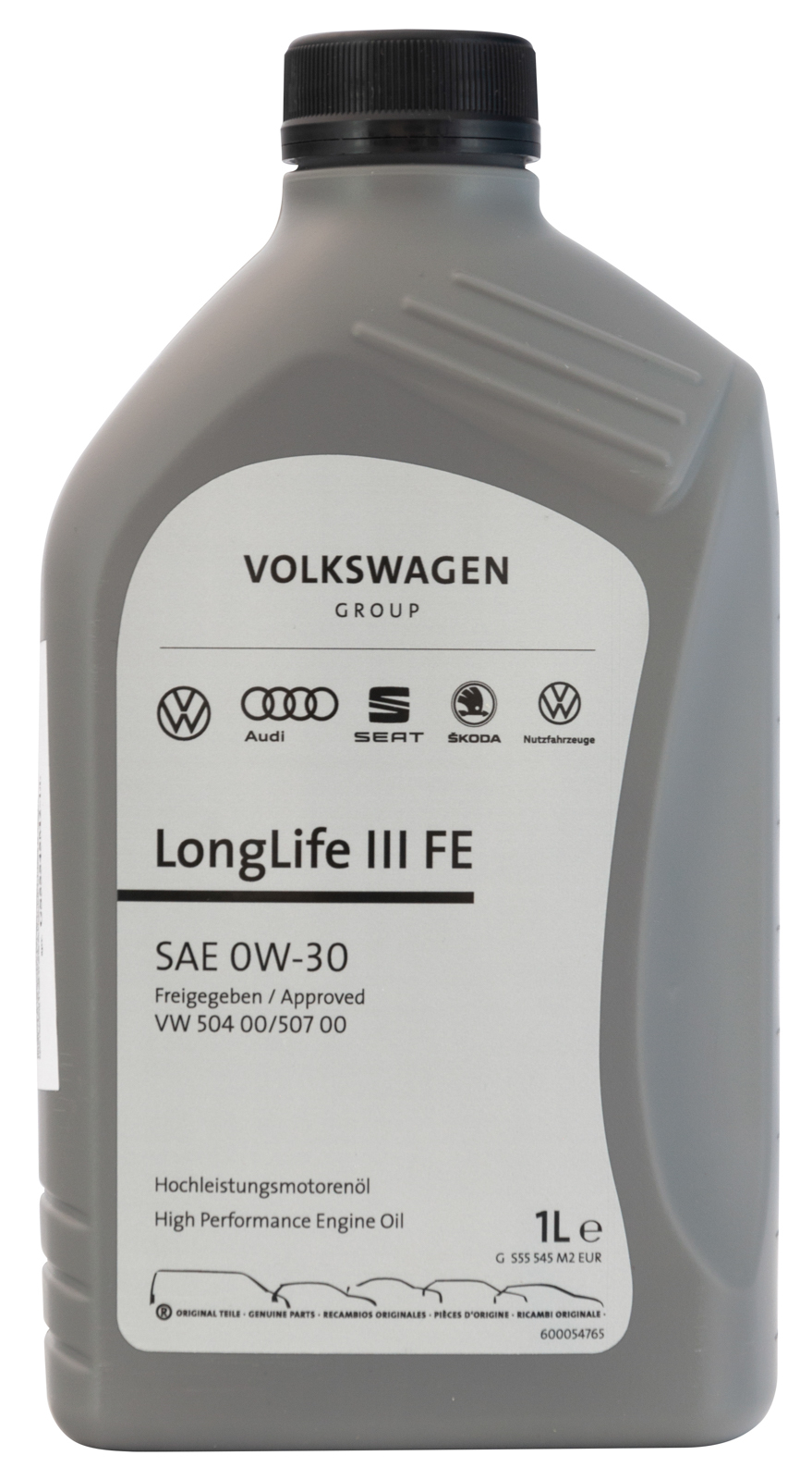 Моторное масло Volkswagen LongLife III FE 0W-30 1 литр