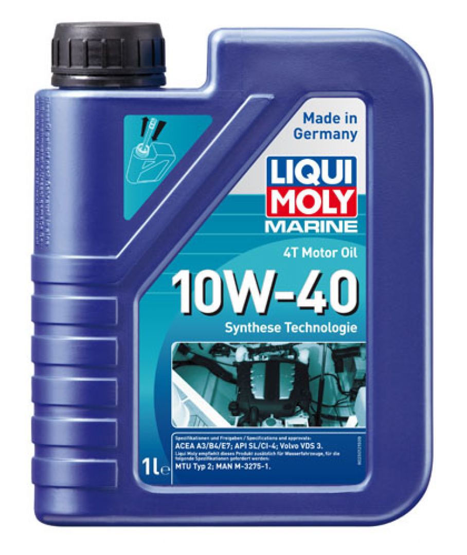 Liqui Moly Marine Motoroil 4T 10W-40 - Полусинтетическое моторное масло для лодок