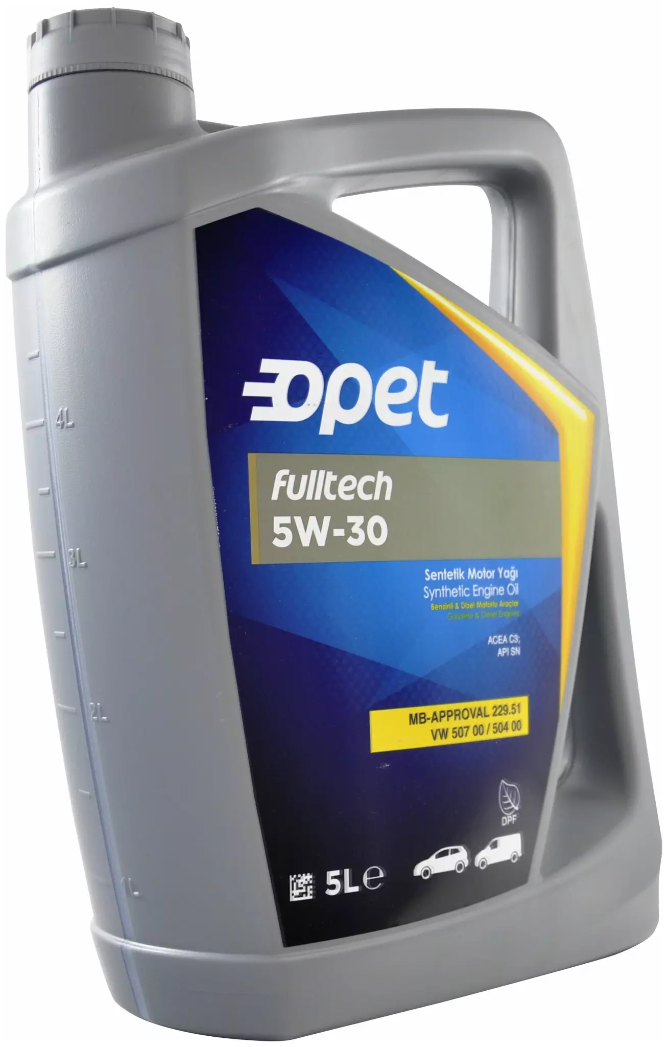OPET Синтетическое моторное масло Fulltech 5W-30 C3 5л