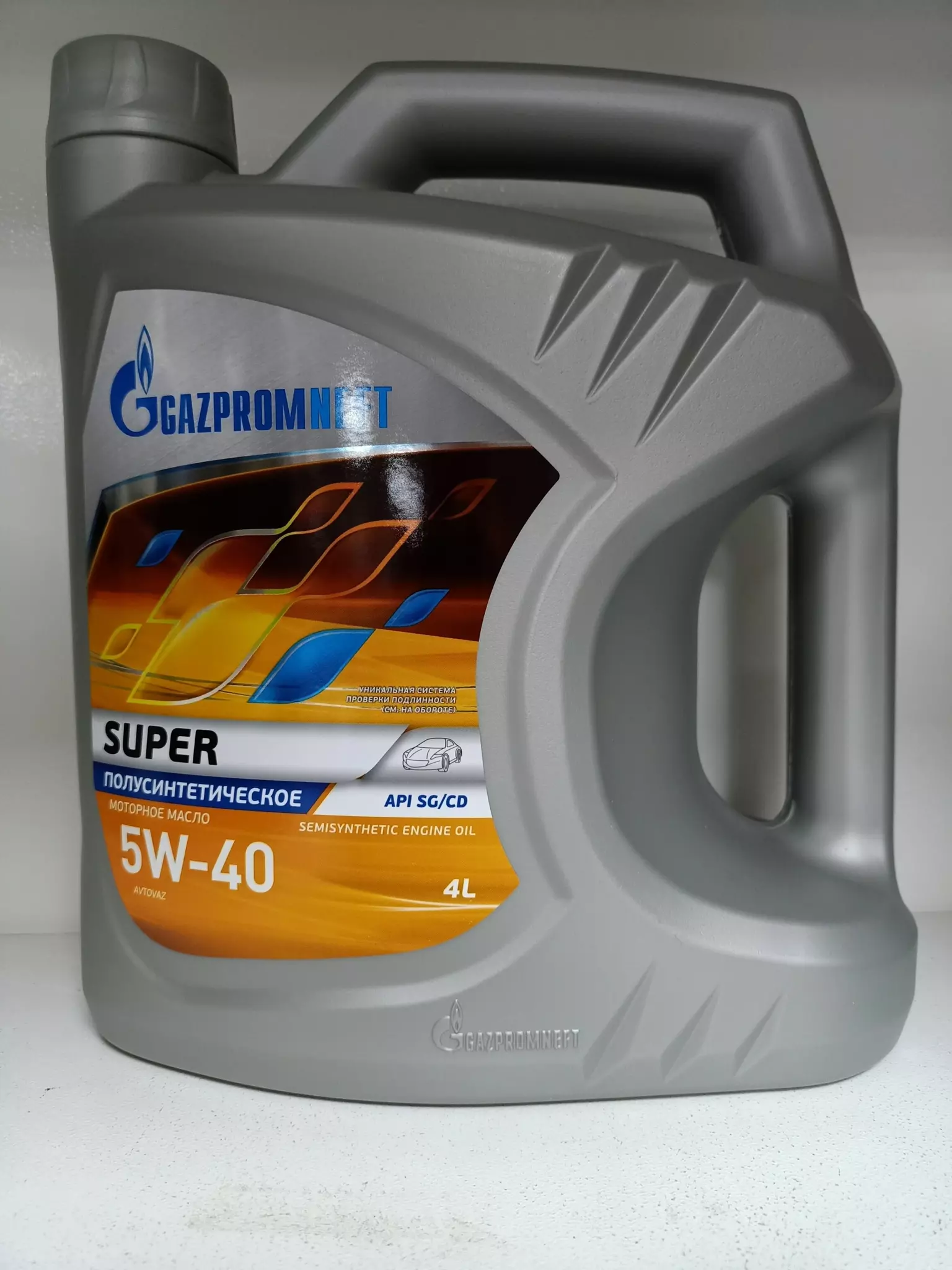 Масло моторное Gazpromneft Super 5W-40 полусинтетическое 4 л