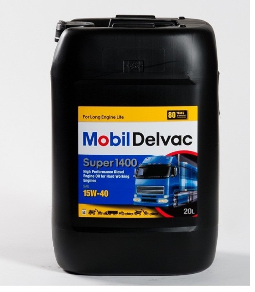 Mobil Delvac Super 1400 15W40  моторное масло для дизельных двигателей