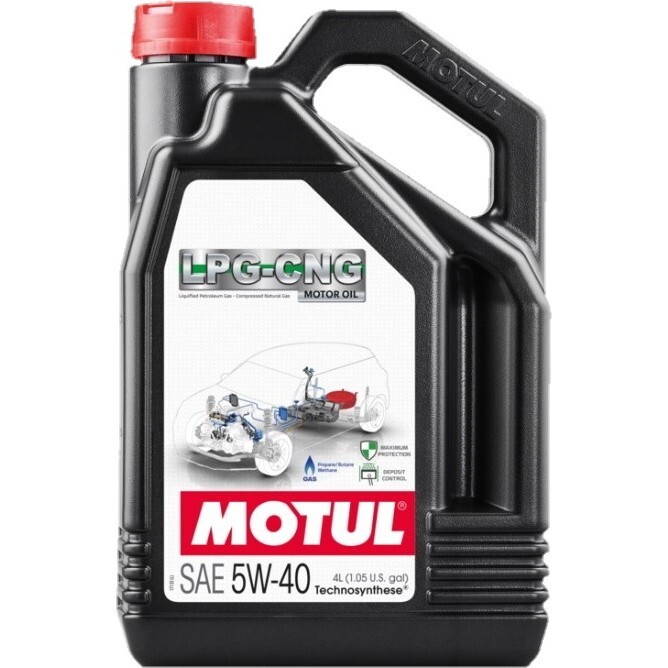 Моторное масло Motul CNG/LPG 5W40 синтетическое 4л
